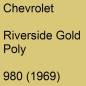 Preview: Chevrolet, Riverside Gold Poly, 980 (1969).